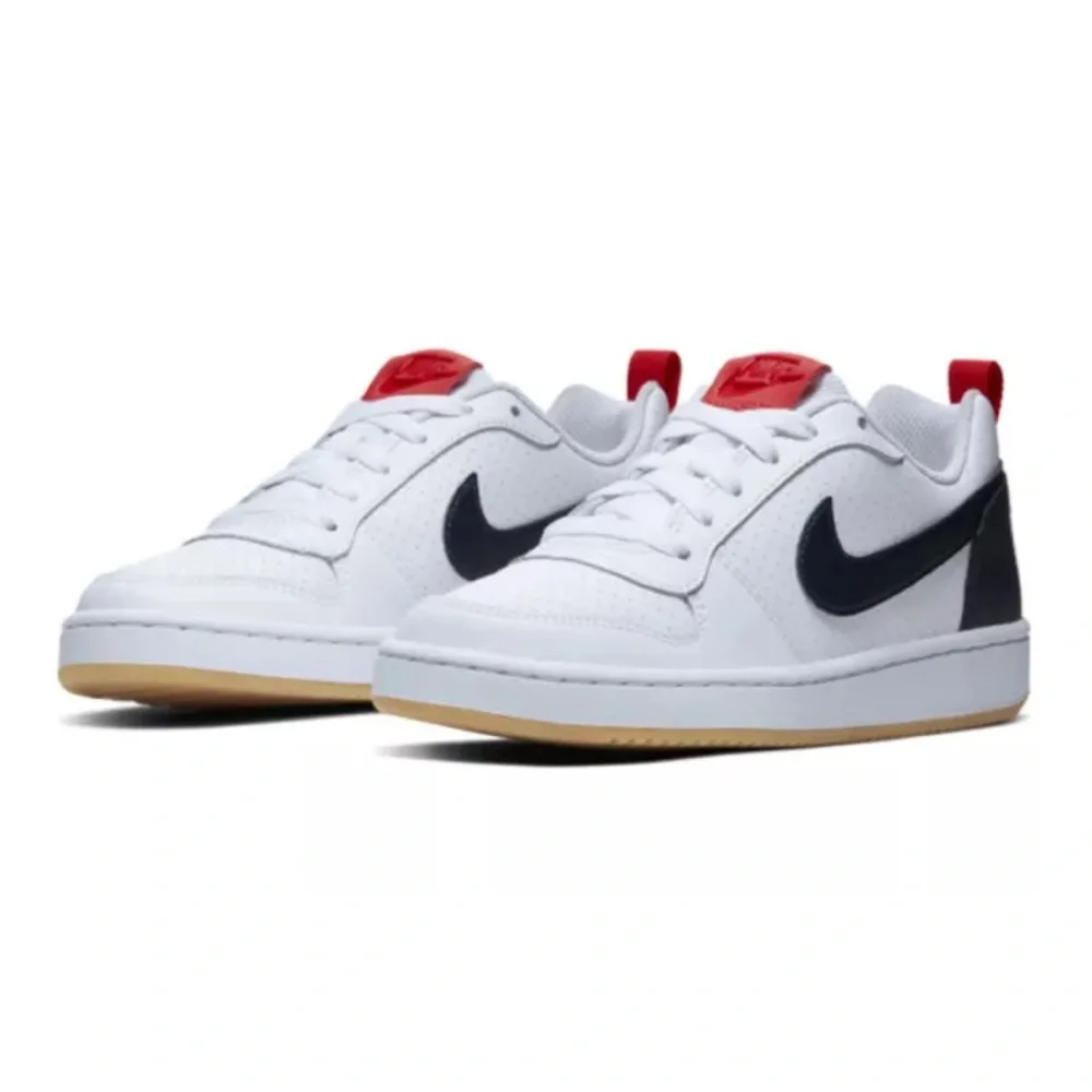 Nike Court Borough Low GS 'White Obsidian Gum' Sneakers size 7